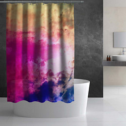 Шторка для душа Разноцветное небо, цвет: 3D-принт — фото 2
