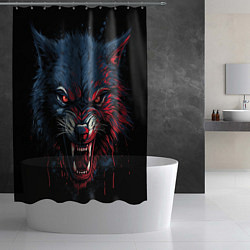 Шторка для душа Wolf fantasy, цвет: 3D-принт — фото 2