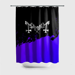 Шторка для душа Mayhem purple grunge, цвет: 3D-принт