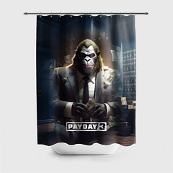 Шторка для душа Gorilla Payday 3, цвет: 3D-принт