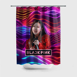 Шторка для душа Blackpink Rose, цвет: 3D-принт