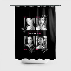 Шторка для душа Blackpink K-pop girl, цвет: 3D-принт