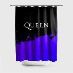 Шторка для ванной Queen purple grunge