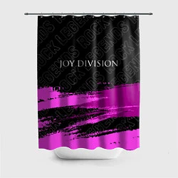 Шторка для душа Joy Division rock legends: символ сверху, цвет: 3D-принт