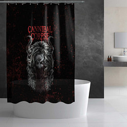 Шторка для душа Cannibal Corpse art, цвет: 3D-принт — фото 2