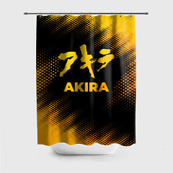 Шторка для душа Akira - gold gradient, цвет: 3D-принт