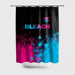 Шторка для душа Bleach - neon gradient: символ сверху, цвет: 3D-принт