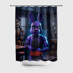 Шторка для душа Five Nights at Freddys Bonnie, цвет: 3D-принт