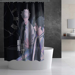 Шторка для душа Shi guang dai li ren, цвет: 3D-принт — фото 2