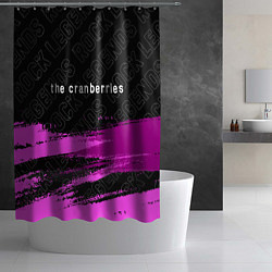 Шторка для душа The Cranberries rock legends: символ сверху, цвет: 3D-принт — фото 2