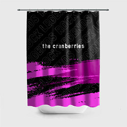 Шторка для душа The Cranberries rock legends: символ сверху, цвет: 3D-принт