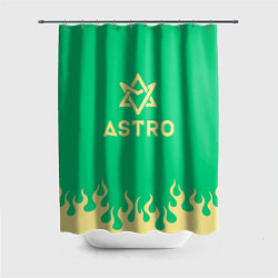 Шторка для душа Astro fire, цвет: 3D-принт