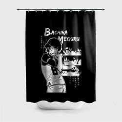 Шторка для душа Бачира Мегуру - Блю лок, цвет: 3D-принт
