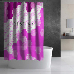 Шторка для душа Destiny pro gaming: символ сверху, цвет: 3D-принт — фото 2