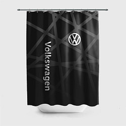 Шторка для душа Volkswagen - classic black, цвет: 3D-принт