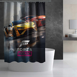 Шторка для душа Forza Horizon, цвет: 3D-принт — фото 2