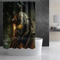 Шторка для душа Fallout photo, цвет: 3D-принт — фото 2