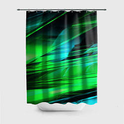 Шторка для душа Green light background, цвет: 3D-принт