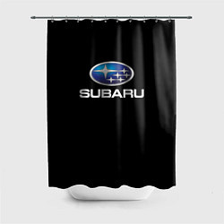 Шторка для душа Subaru sport auto car, цвет: 3D-принт