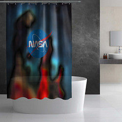 Шторка для душа Nasa space star collection, цвет: 3D-принт — фото 2