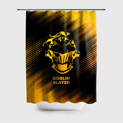 Шторка для душа Goblin Slayer - gold gradient, цвет: 3D-принт