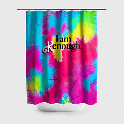 Шторка для душа I am kenough - meme, цвет: 3D-принт