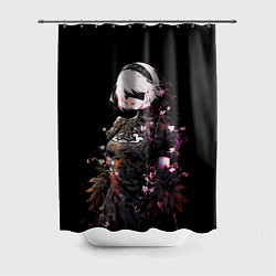 Шторка для душа 2b from nier automata, цвет: 3D-принт