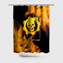 Шторка для душа Gears of War - gold gradient, цвет: 3D-принт