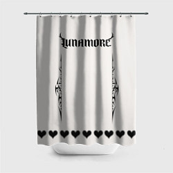 Шторка для душа Lunamore white, цвет: 3D-принт