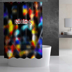 Шторка для душа Roblox game 2023, цвет: 3D-принт — фото 2