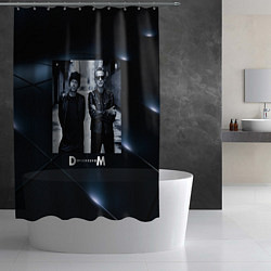 Шторка для душа Depeche Mode - Мартин и Дэйв, цвет: 3D-принт — фото 2