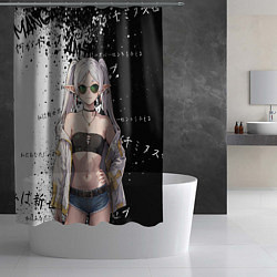 Шторка для душа Фрирен в современном времени, цвет: 3D-принт — фото 2