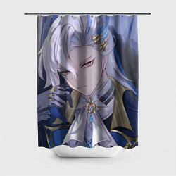 Шторка для душа Genshin Impact Neuvillette, цвет: 3D-принт