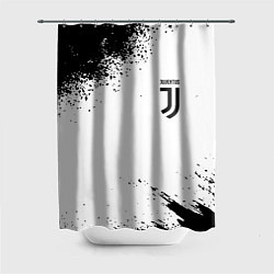 Шторка для душа Juventus sport color black, цвет: 3D-принт