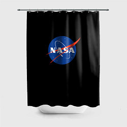 Шторка для душа NASA logo space, цвет: 3D-принт