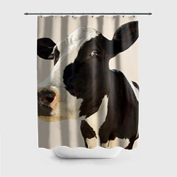 Шторка для душа Настоящая корова, цвет: 3D-принт