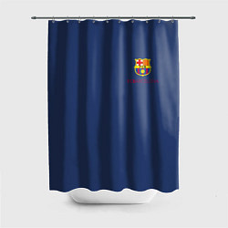 Шторка для душа Месси - 10 номер футбольный клуб Барселона, цвет: 3D-принт