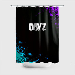 Шторка для душа Dayz неоновые краски, цвет: 3D-принт