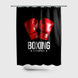 Шторка для душа Boxing Champion, цвет: 3D-принт