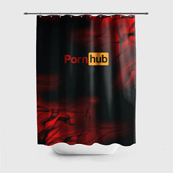 Шторка для душа Porn hub fire, цвет: 3D-принт