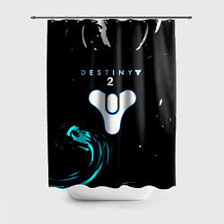 Шторка для душа Destiny space color game, цвет: 3D-принт