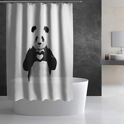 Шторка для душа Panda love, цвет: 3D-принт — фото 2