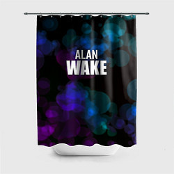 Шторка для душа Alan wake текстура, цвет: 3D-принт