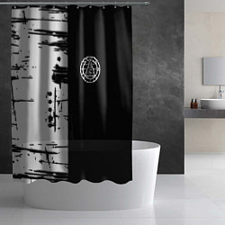 Шторка для душа Silent hill краски текстура гейм, цвет: 3D-принт — фото 2