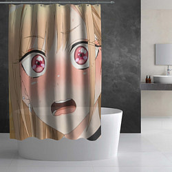 Шторка для душа Эта фарфоровая кукла Марин, цвет: 3D-принт — фото 2