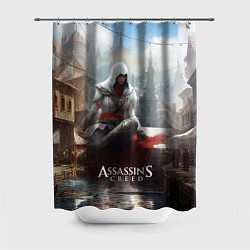 Шторка для душа Assassins creed poster game, цвет: 3D-принт