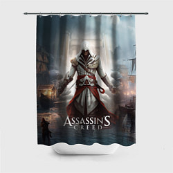 Шторка для душа Assassins creed poster game, цвет: 3D-принт