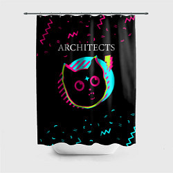 Шторка для душа Architects - rock star cat, цвет: 3D-принт