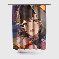 Шторка для душа Konosuba Мэгумин cute, цвет: 3D-принт