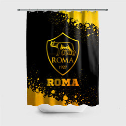 Шторка для душа Roma - gold gradient, цвет: 3D-принт